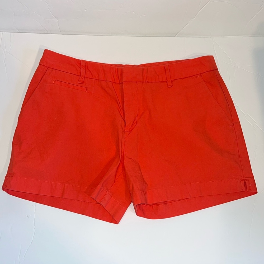 Patagonia Shorts Womens 8 Red Orange Stretch All Wear Casual outdoor pockets